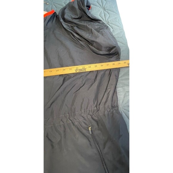 J. Jill Fit Jacket 4X Water Repellent Windbreaker Full Zip Blue Red Lightweight - Picture 11 of 12